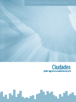 Portada del Índice de Competitividad Urbana 2007