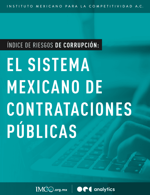 Portada del Índice de Riesgos de Corrupción 2018