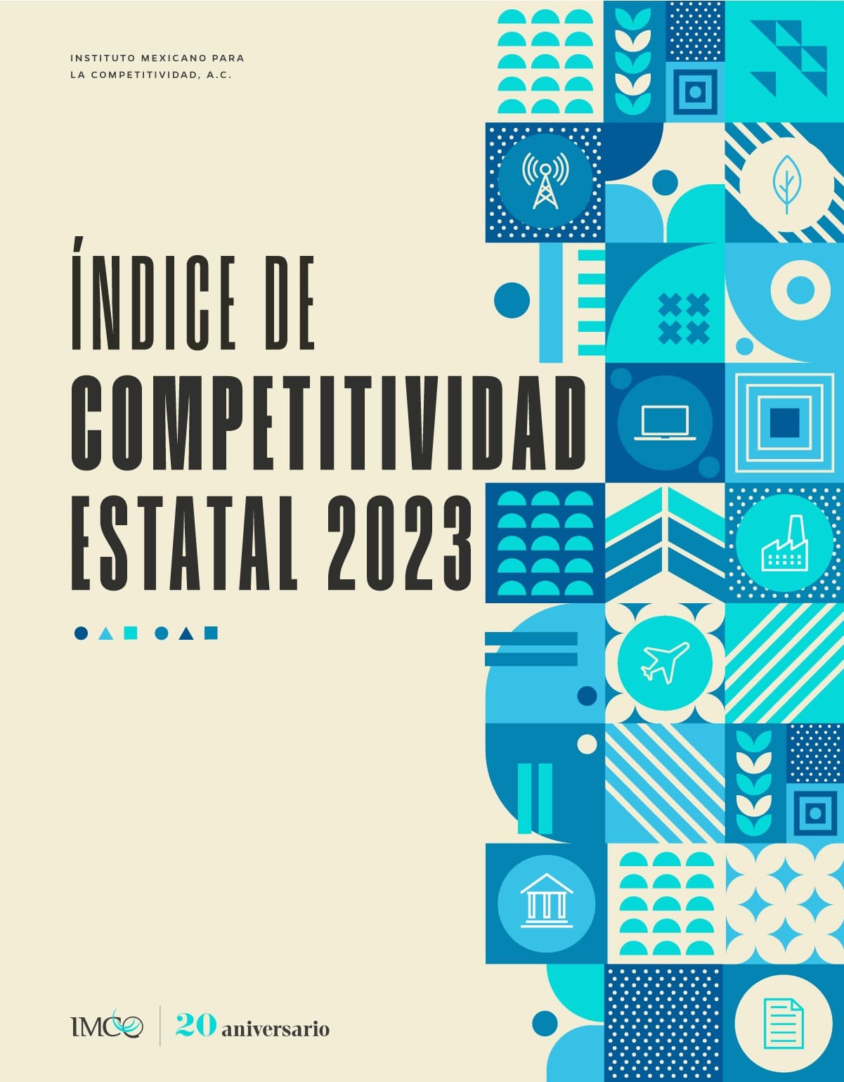 Portada del Índice de Competitividad Estatal 2023
