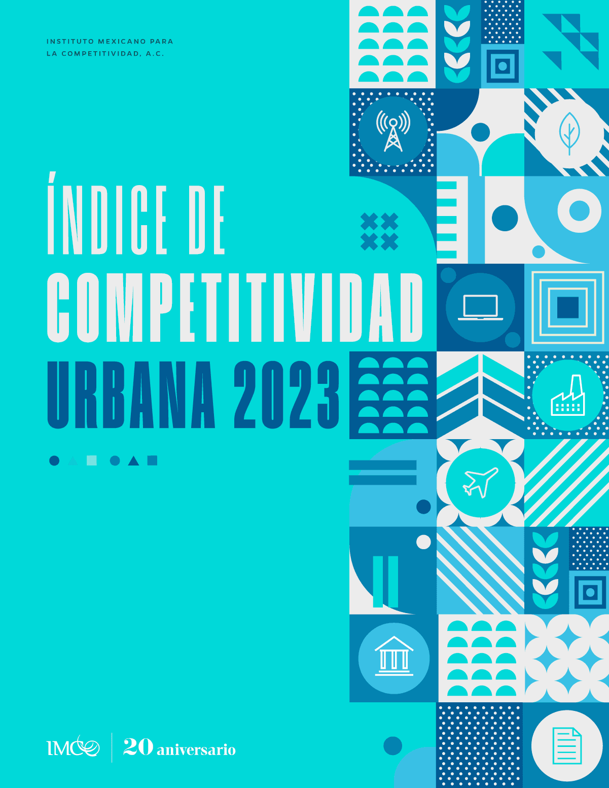 Portada del Índice de Competitividad Urbana 2023