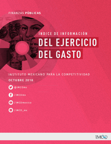 Portada: Índice de Información del Ejercicio del Gasto 2018