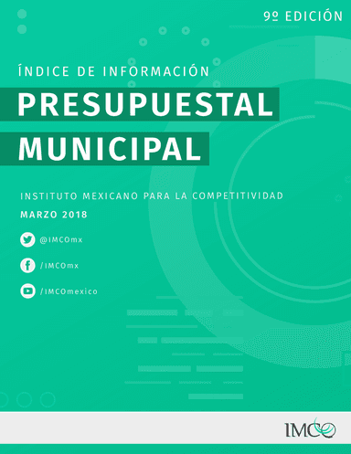 Portada: Índice de Información Presupuestal Municipal 2017