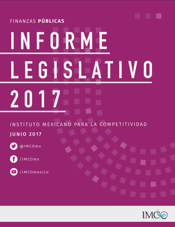 Portada del Informe Legislativo 2017