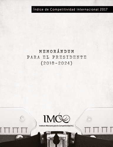 Portada: Índice de Competitividad Internacional 2017