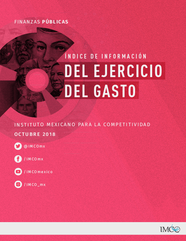 Portada del Índice de Información del Ejercicio del Gasto 2018
