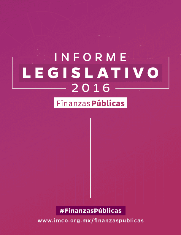 Portada del Informe Legislativo 2016